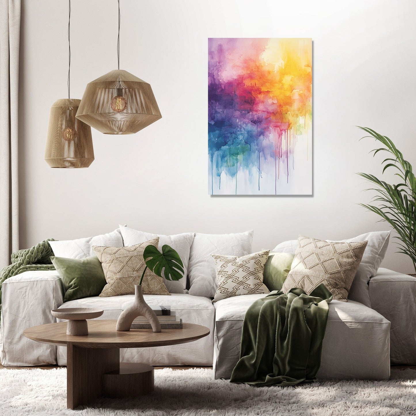 Vivid Descent Canvas