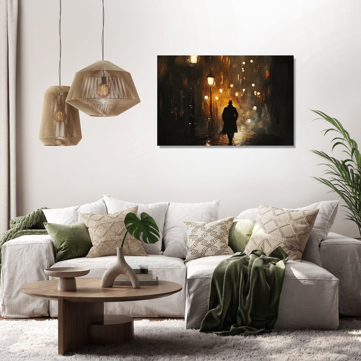 Nocturnal Shadows Canvas