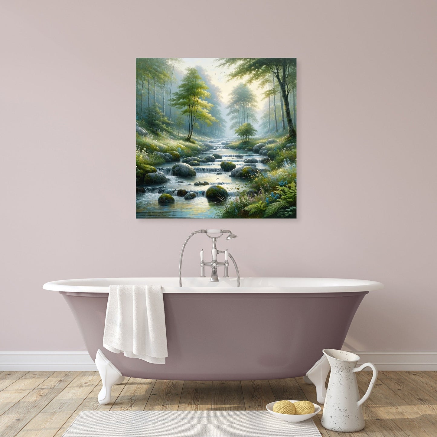Tranquil Stream Canvas