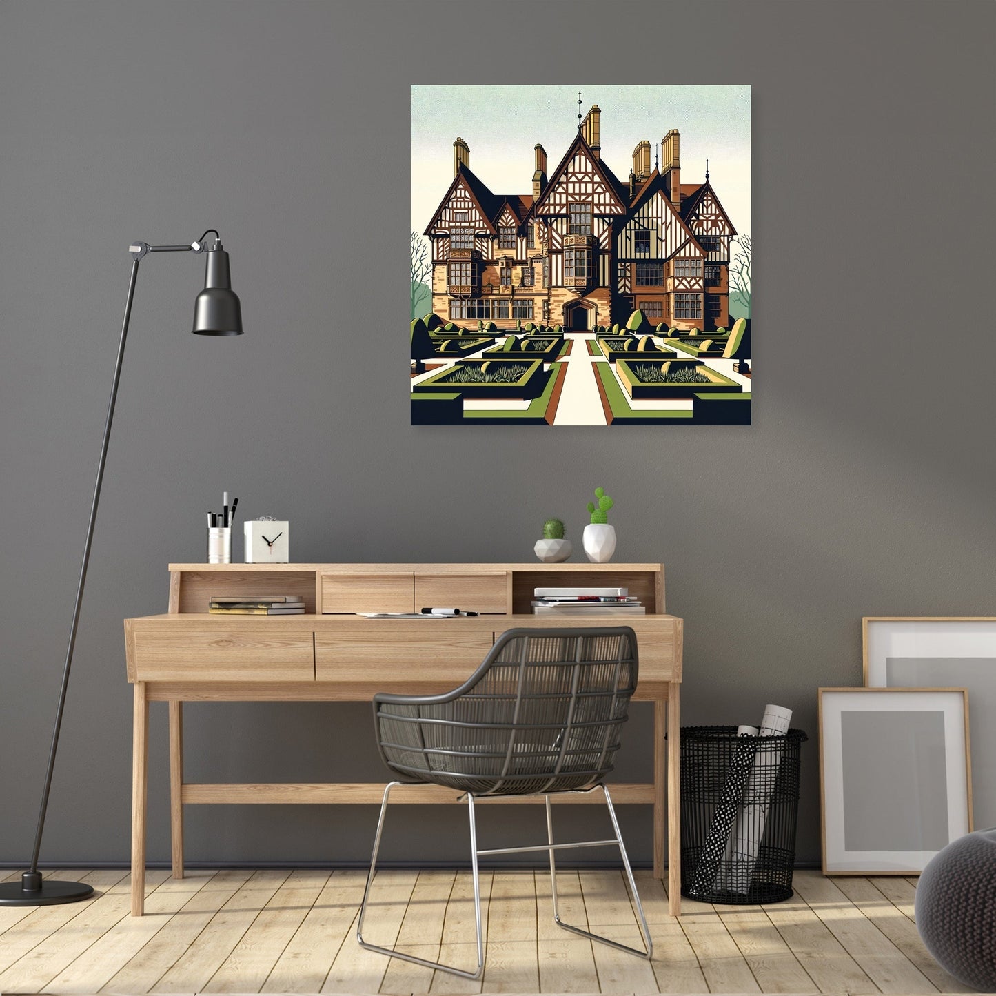 Liverpool Speke Hall Minimalist Vision Canvas