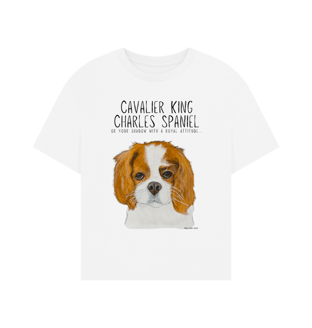 Bow Down, Darling: Sustainable Women’s Tee with Cavalier Queen Vibes