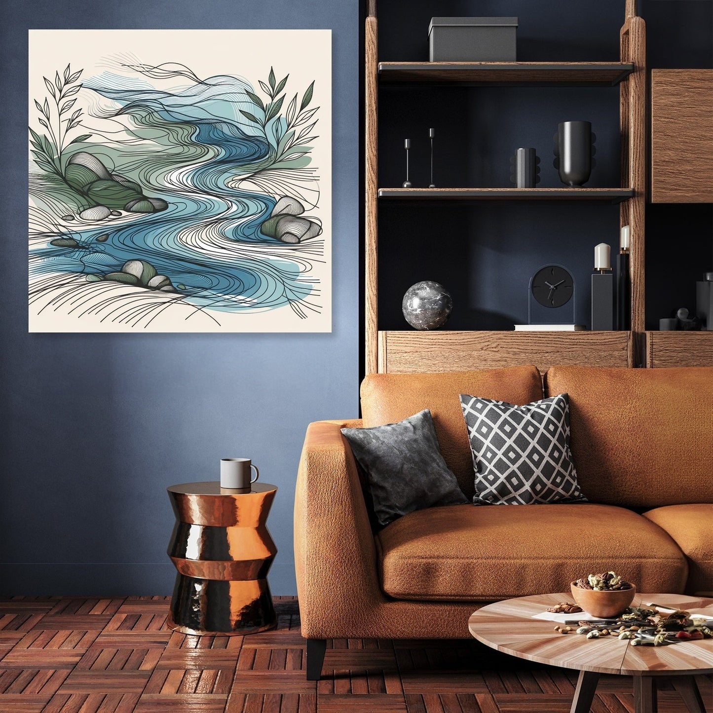 Flowing River Canvas