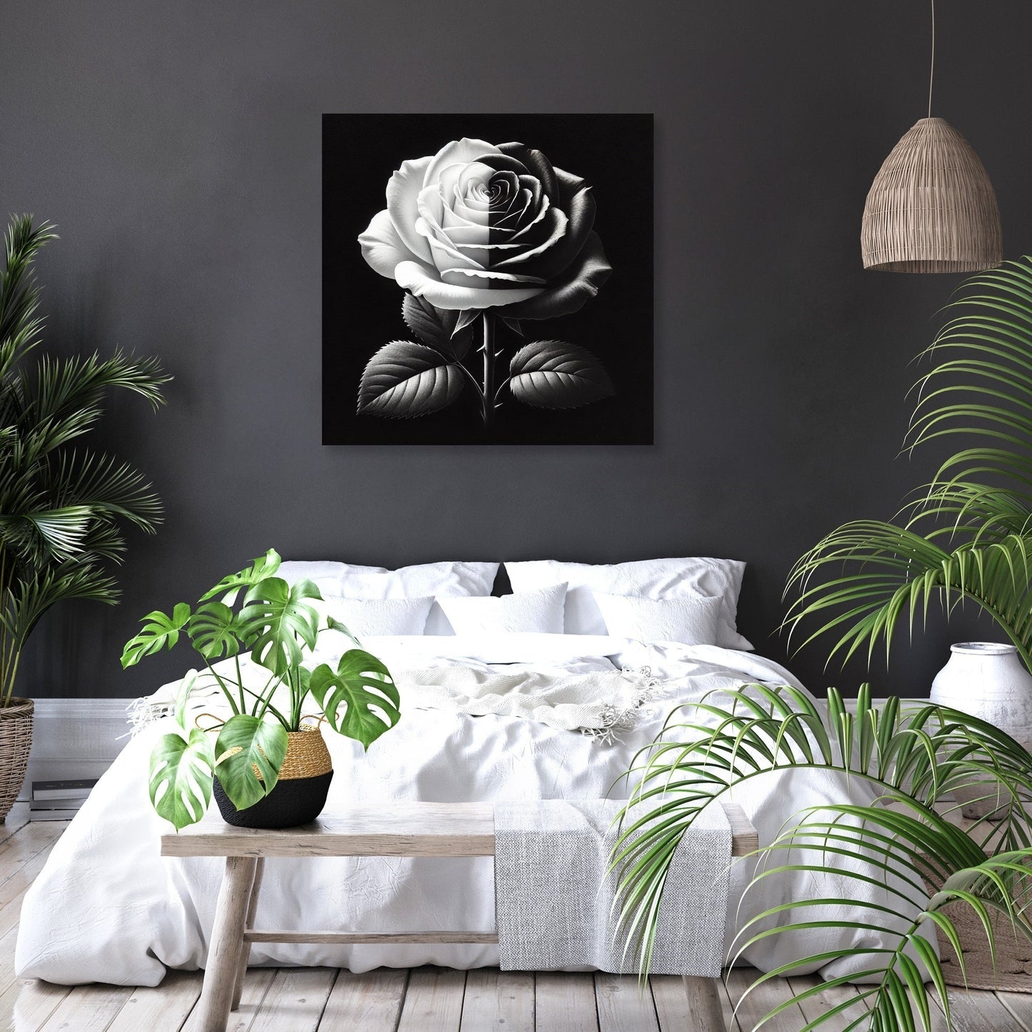 Duality Rose Canvas