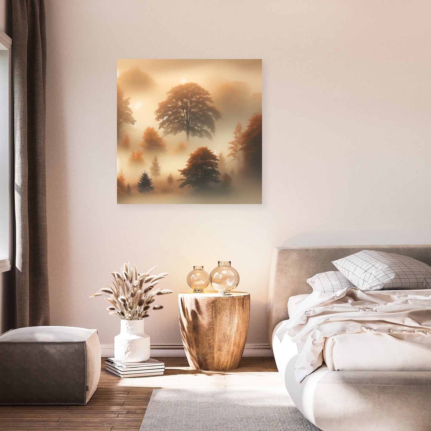 Autumn Fog Canvas