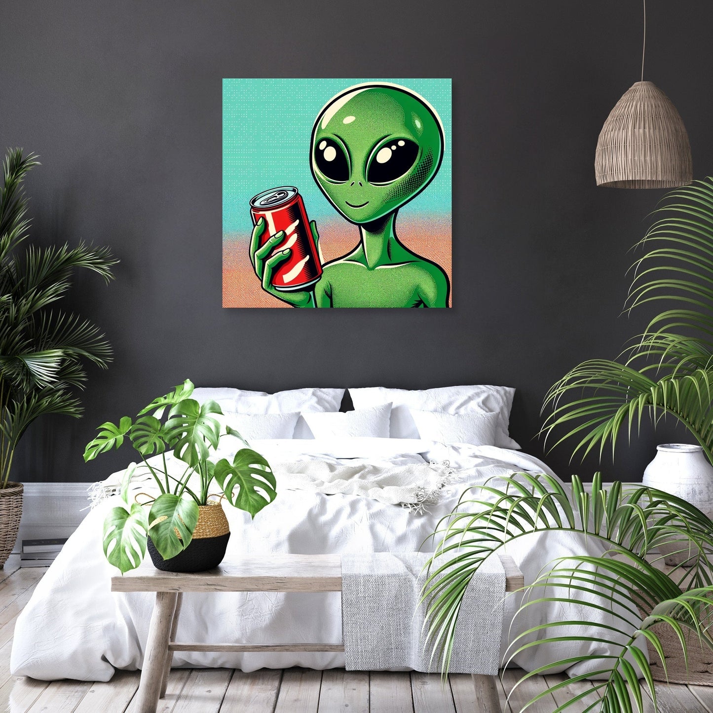 Alien Soda Canvas