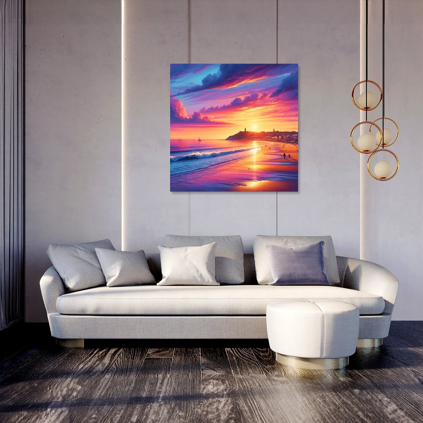 Sunset at North Bay Canvas