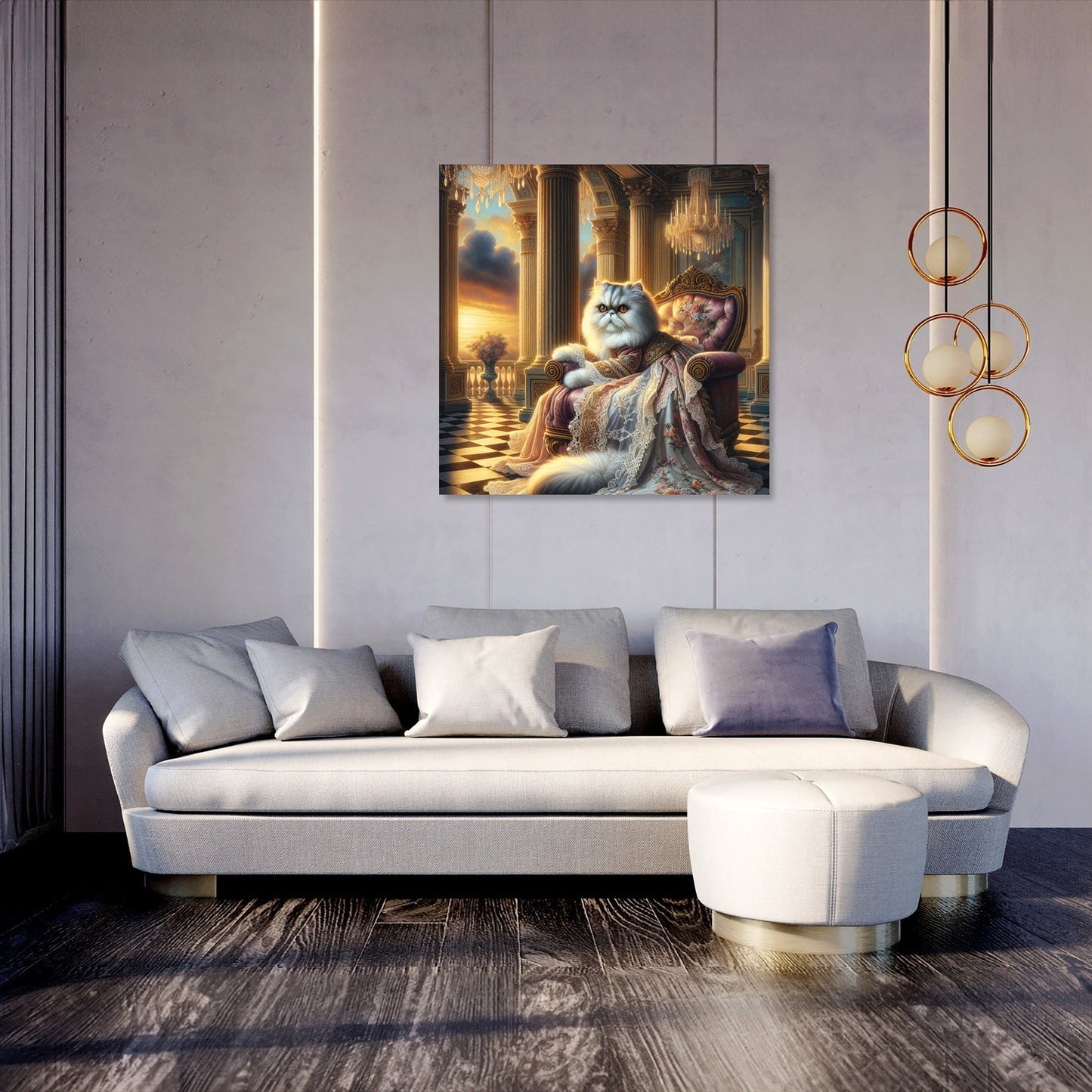 Regal Persian Throne Canvas