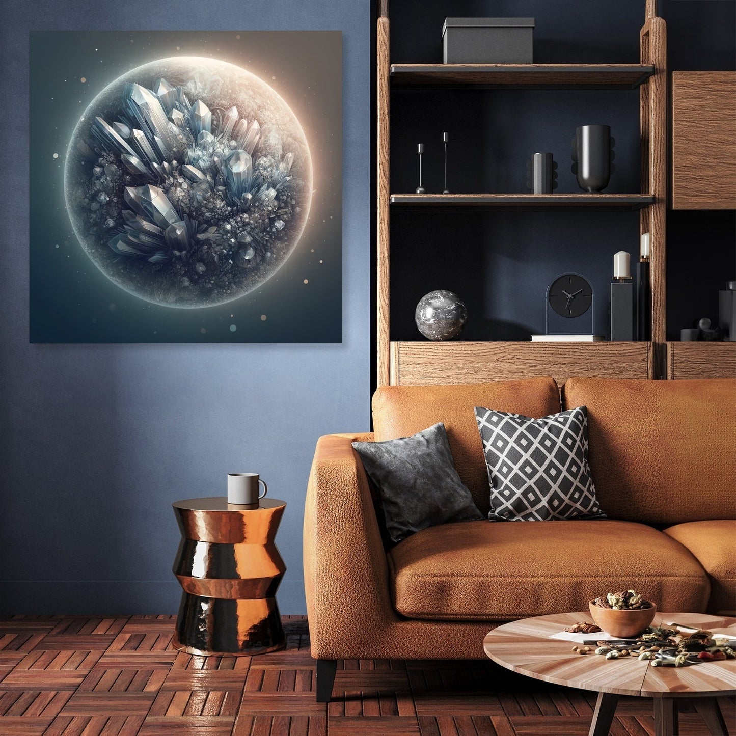 Crystal Planet Canvas