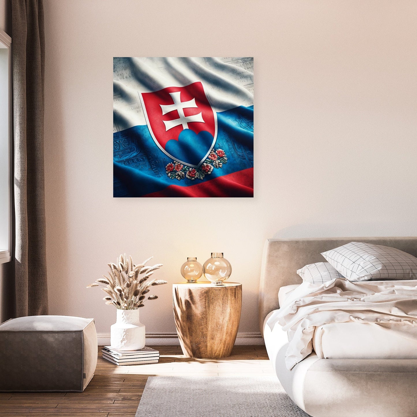 Slovakia Emblem Canvas