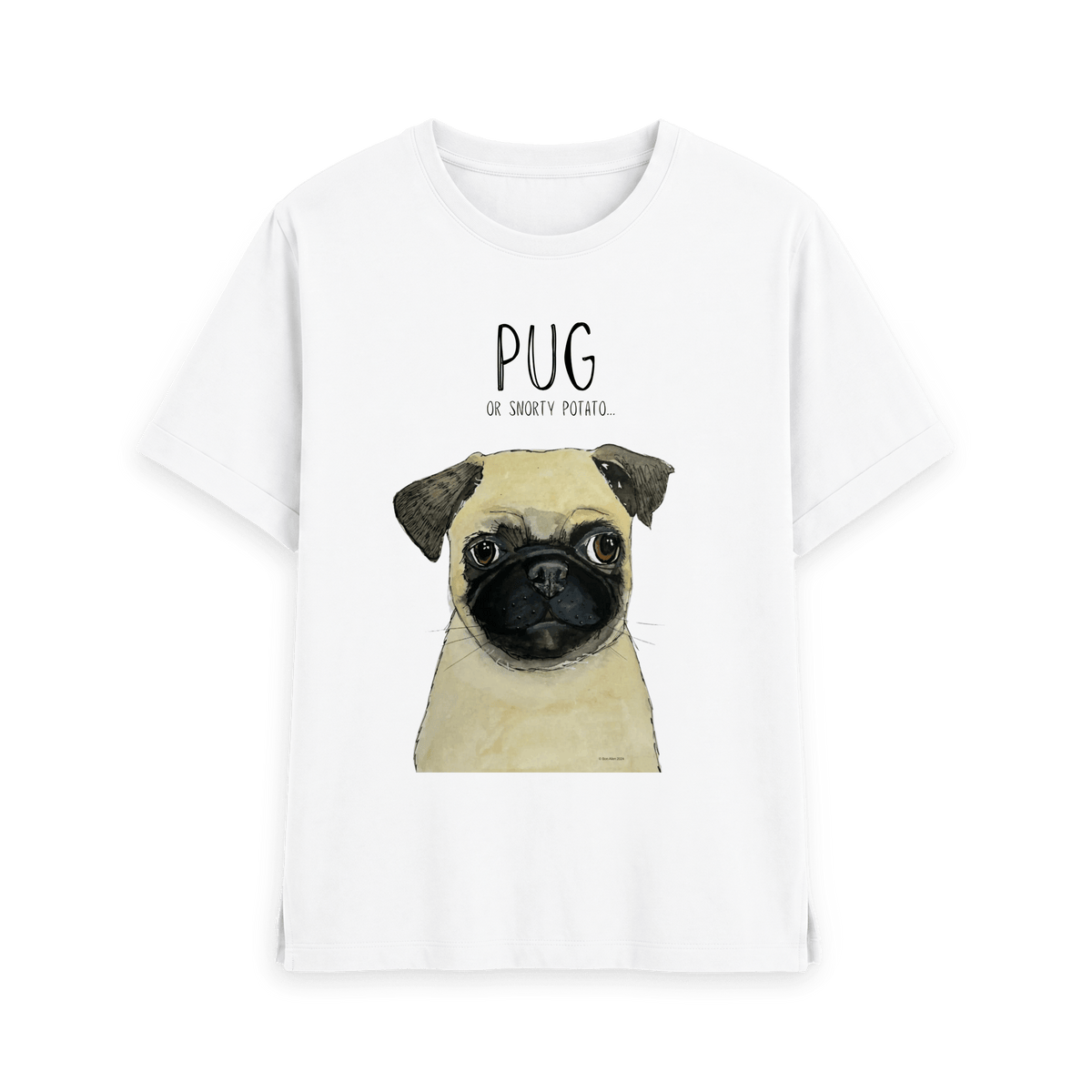Pug Women's Relaxed Fit T Shirt