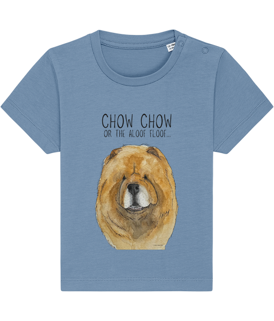 Red Chow Chow Baby T-Shirt – Cuteness with a Fluffy Flair!
