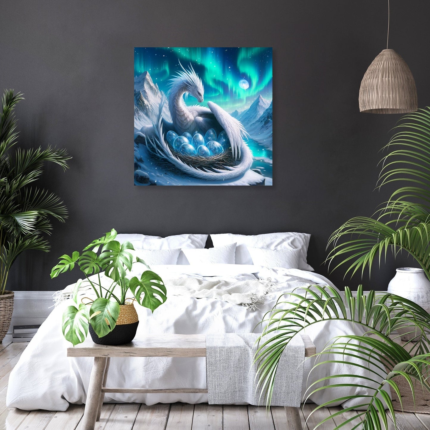 Moonlit Guardian Canvas