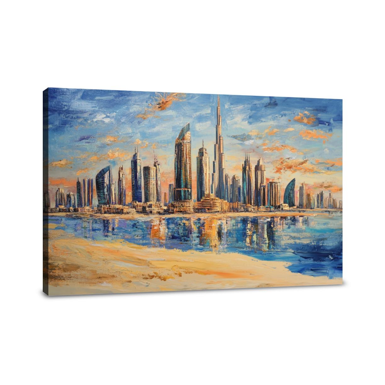 Dubai Skyline Canvas