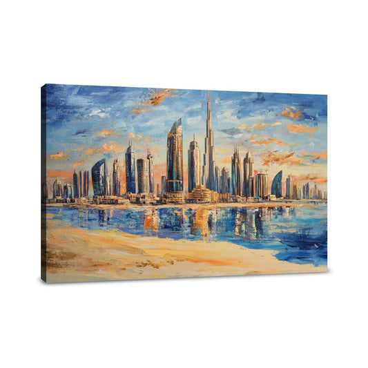 Dubai Skyline Canvas