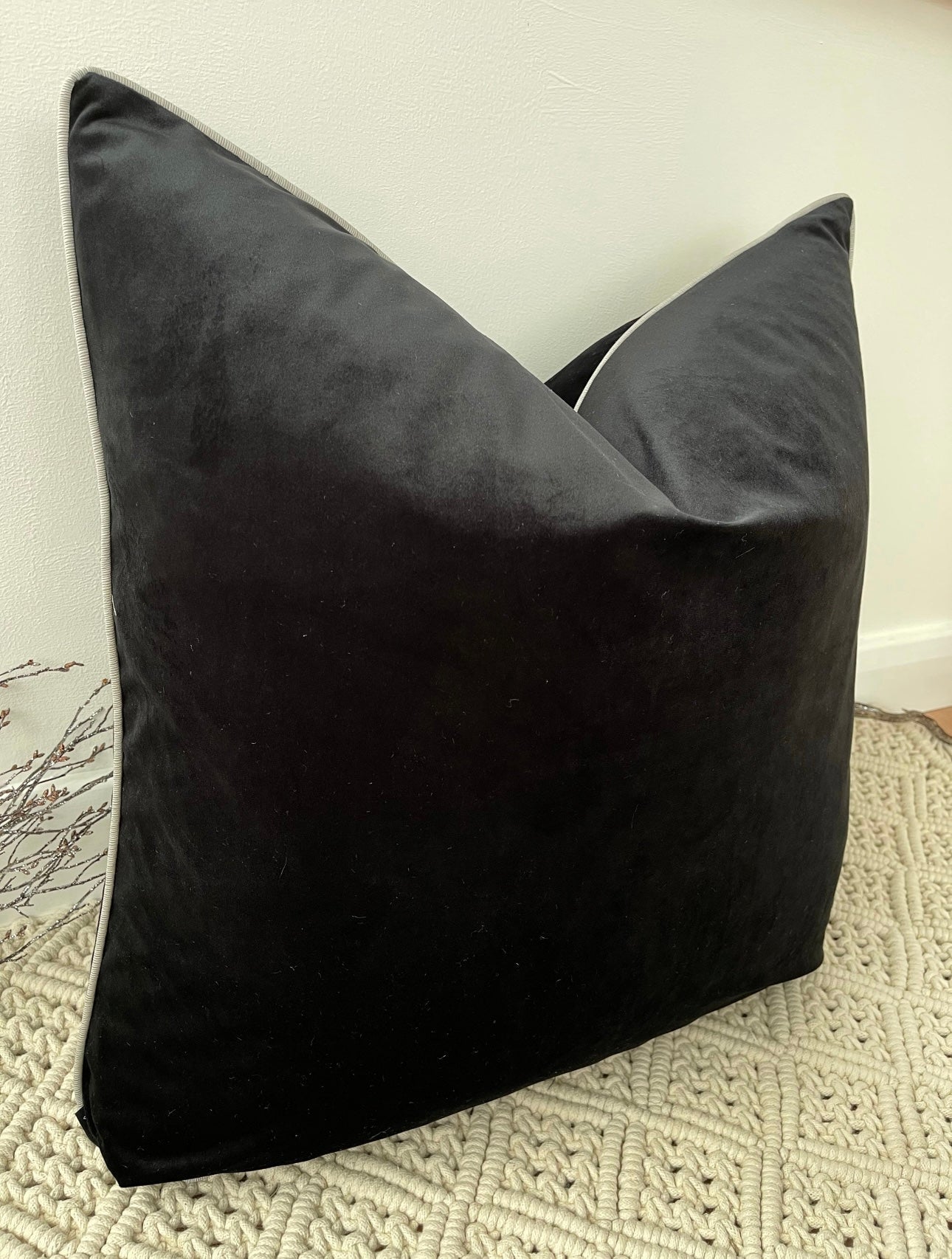 The Couture Cushion - The Black Varley - Style No. 42