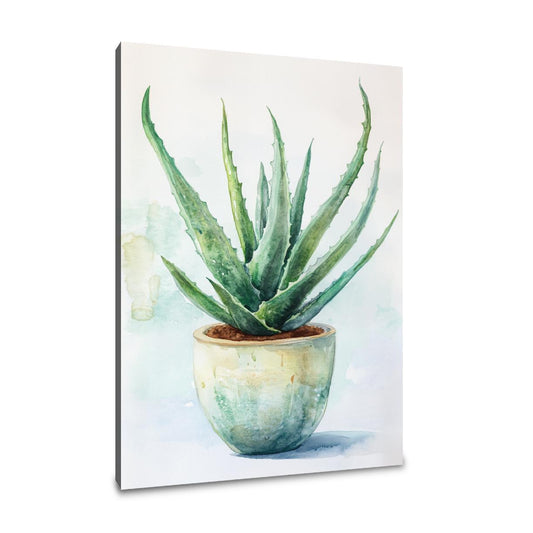 Healing Aloe Vera Canvas