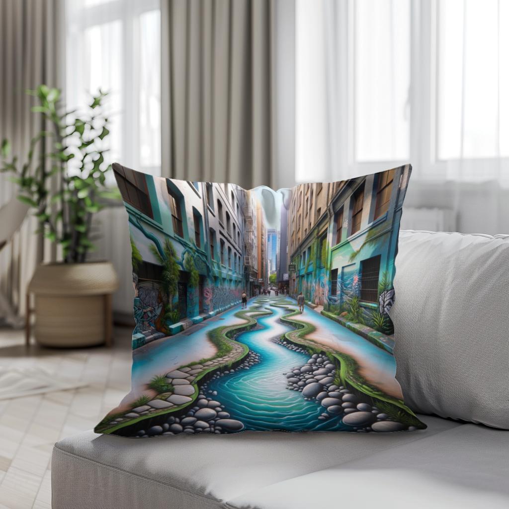 Urban Creek Cotton Cushion