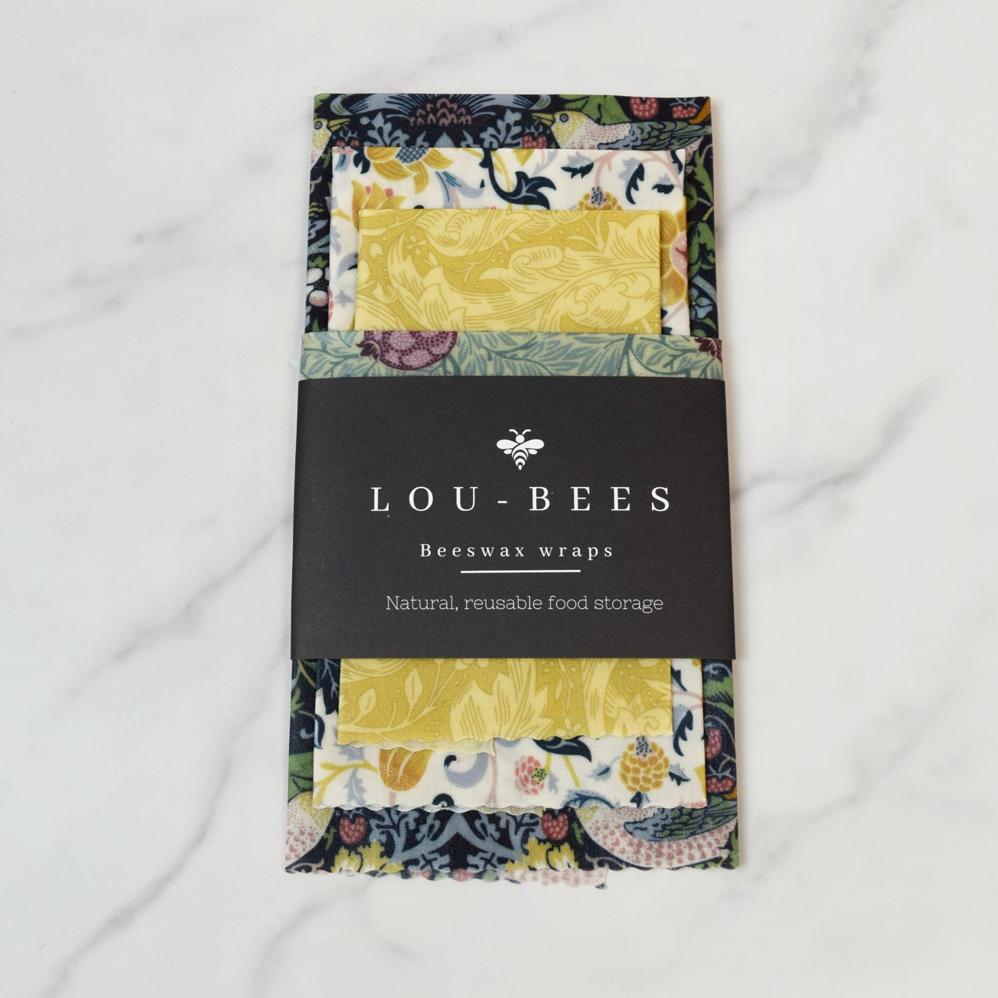 William Morris country View Beeswax wraps