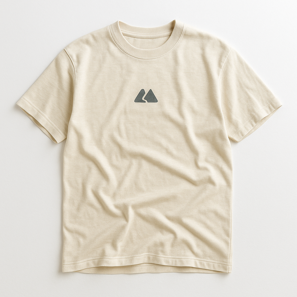 Oversized Organic Cotton Tee - Drop Shoulder Unisex