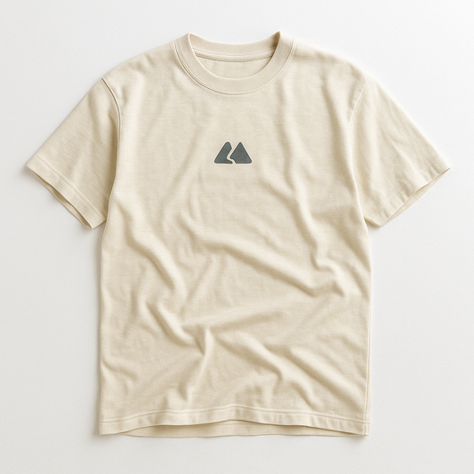 Oversized Organic Cotton Tee - Drop Shoulder Unisex