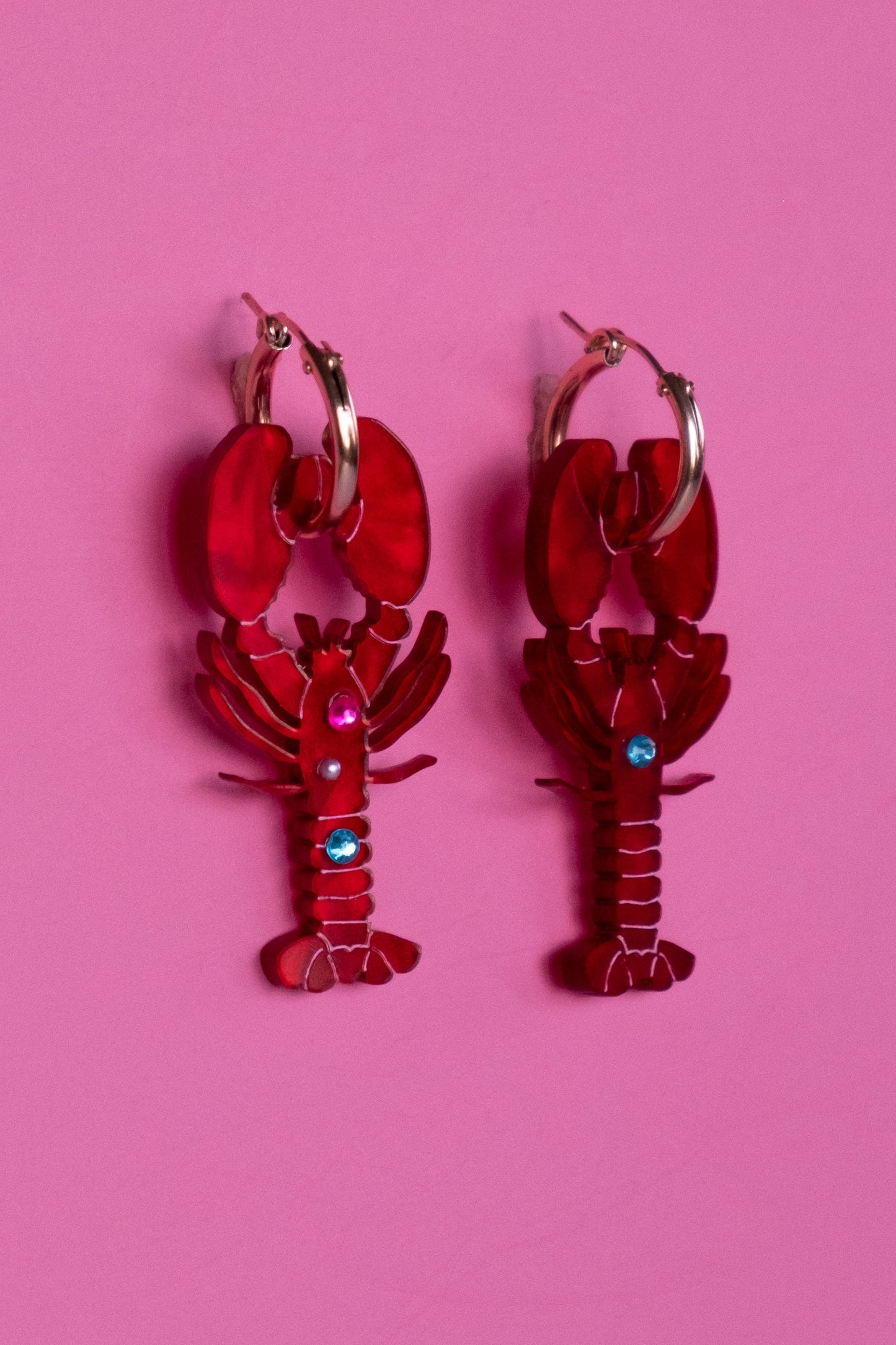 Lobster Hoop Earrings