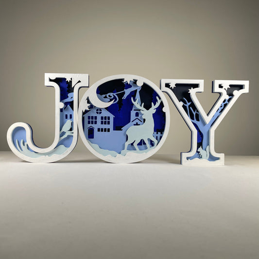 Joy Sign - Handmade Ornament by Curious Rabbit ®
