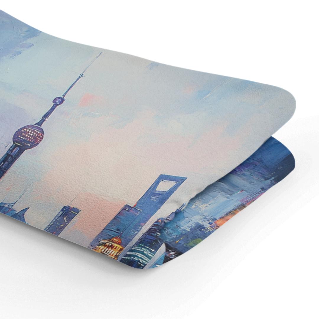 Shanghai Skyline Harmony Blanket