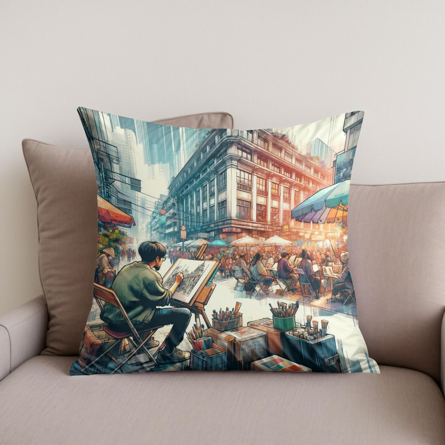 City Pulse Cotton Cushion
