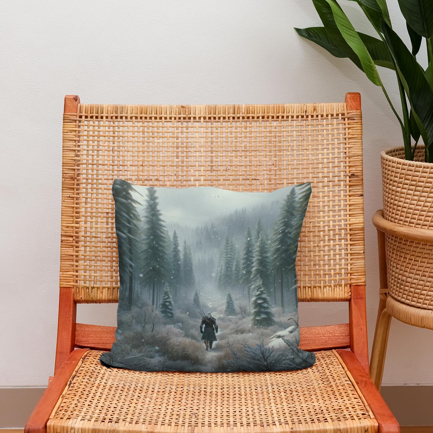 Mystical Meadow Cotton Cushion