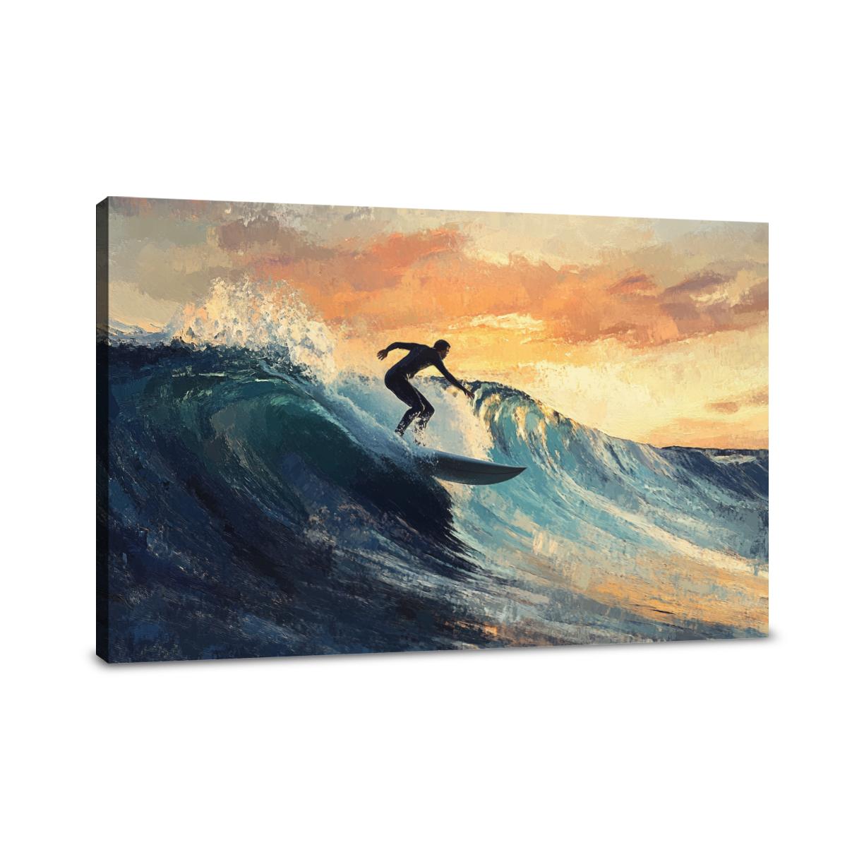 Twilight Surf Canvas