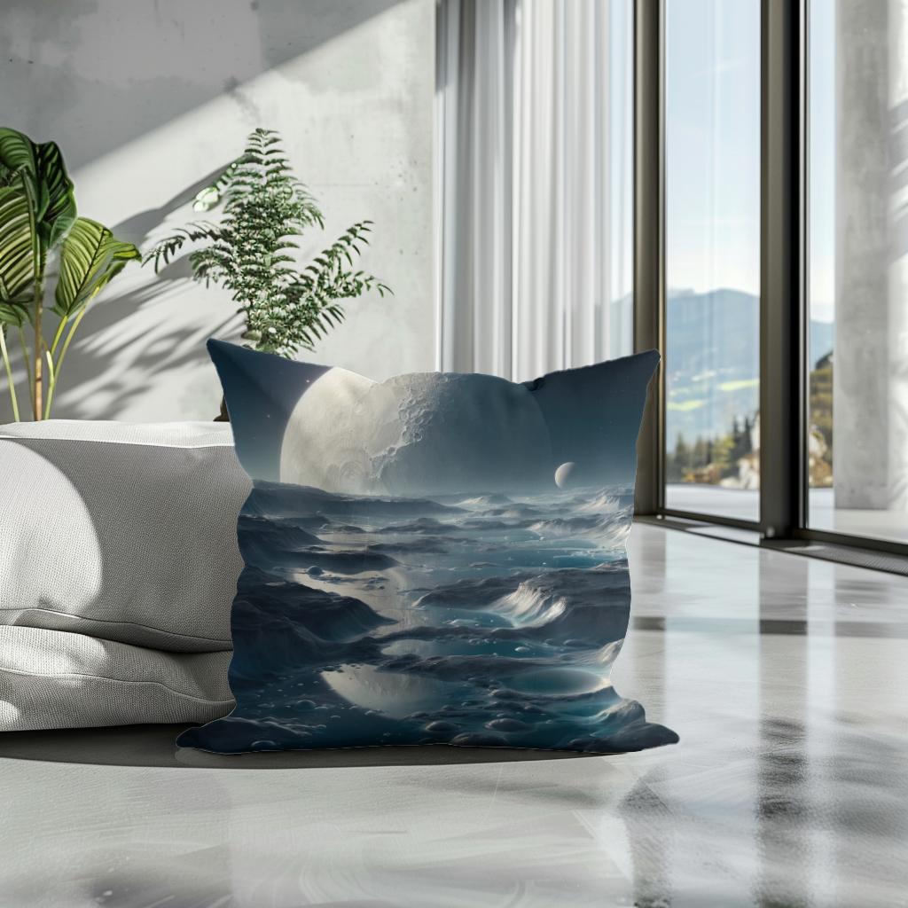 Mercury's Borealis Mirage Cotton Cushion