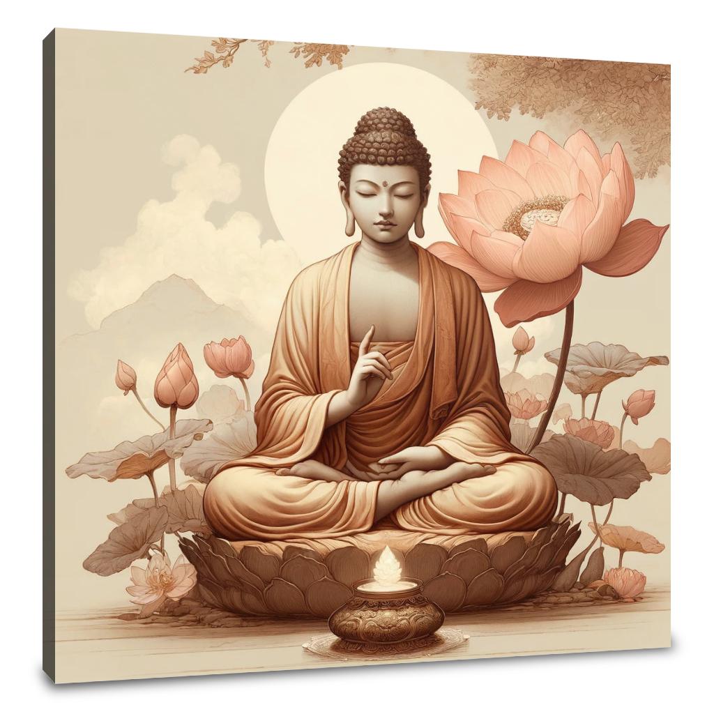 Serenity Lotus Canvas