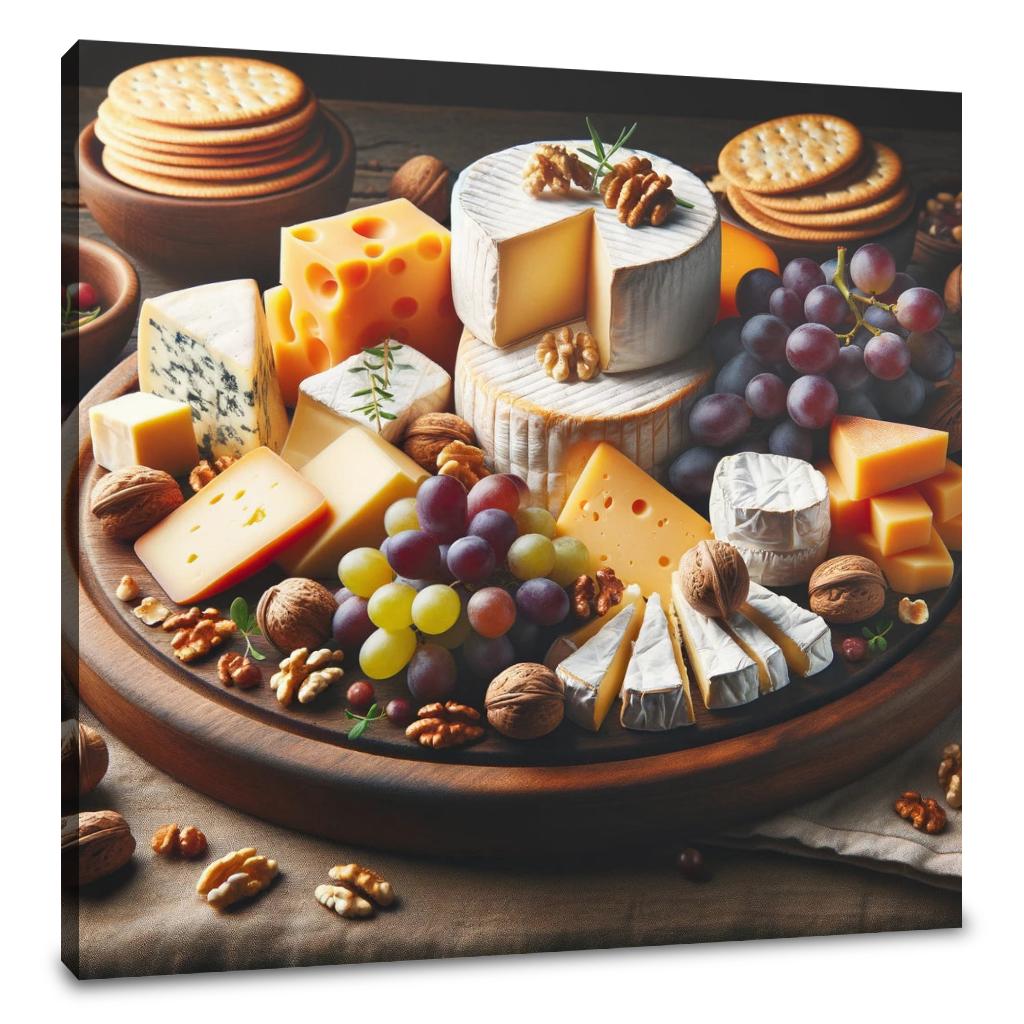 Gourmet Cheeseboard Canvas