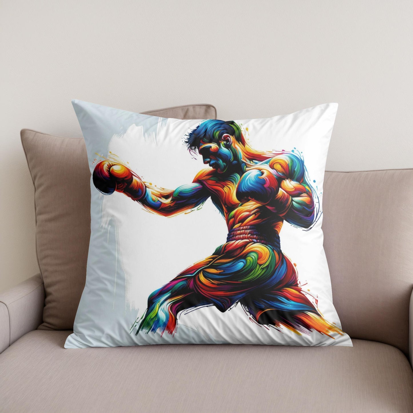 Dynamic Punch Cotton Cushion