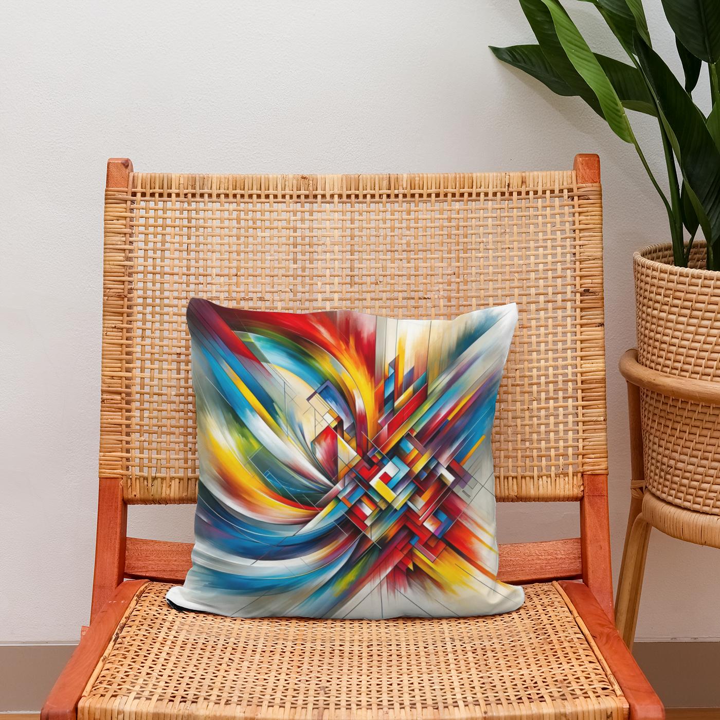Color Burst Cotton Cushion