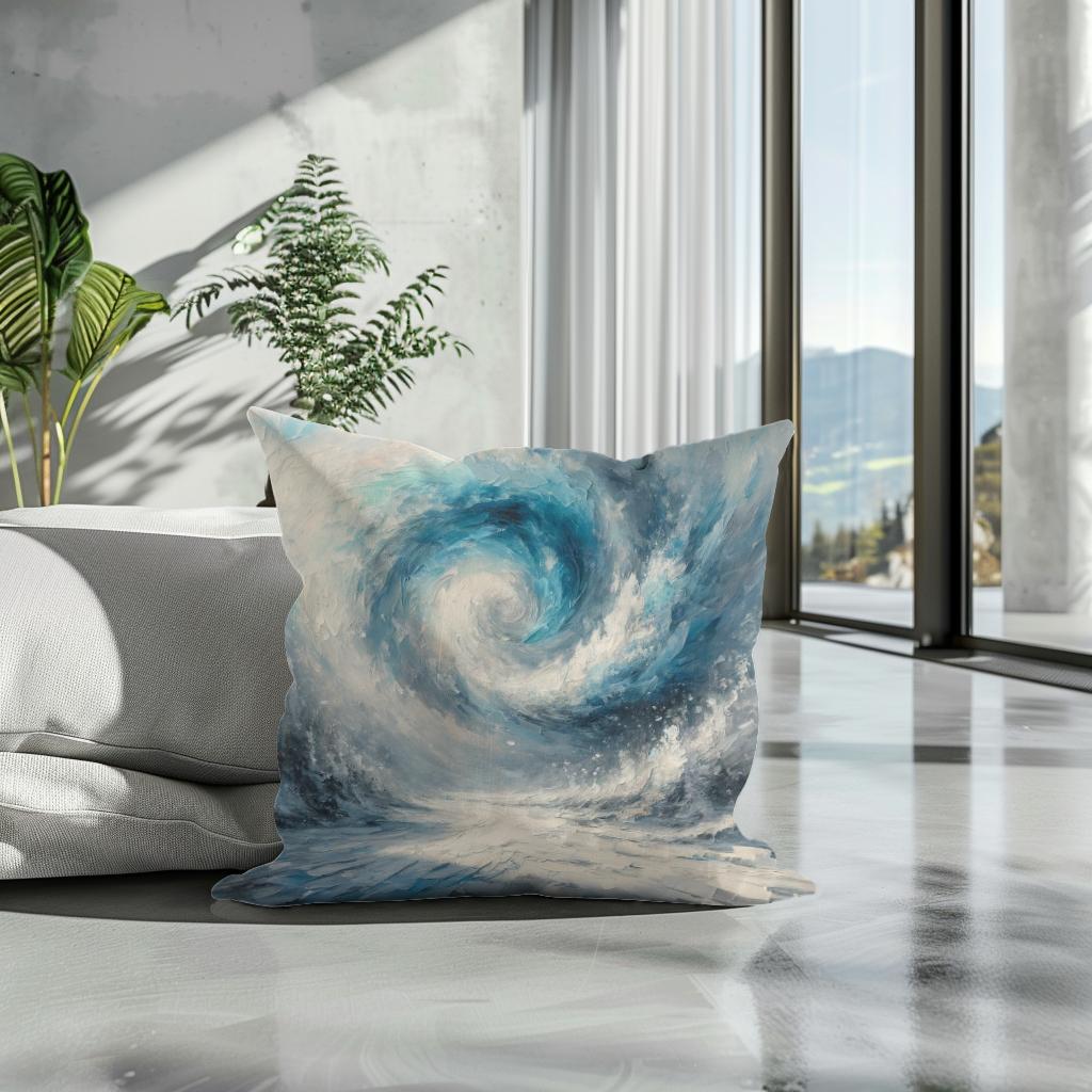 Blizzard's Embrace Cotton Cushion