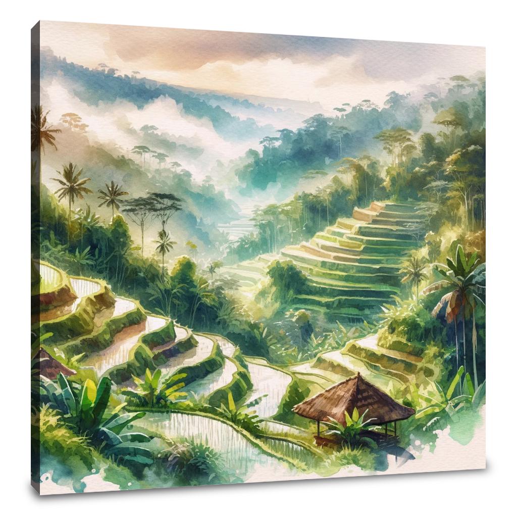 Ubud Tranquility Canvas
