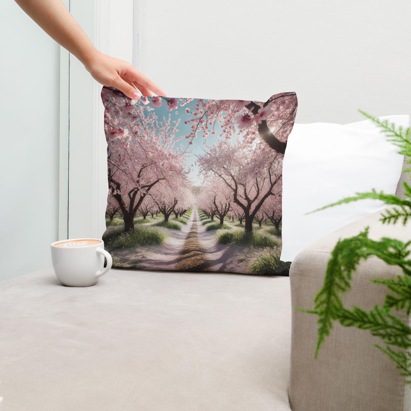Spring Blossom Cotton Cushion