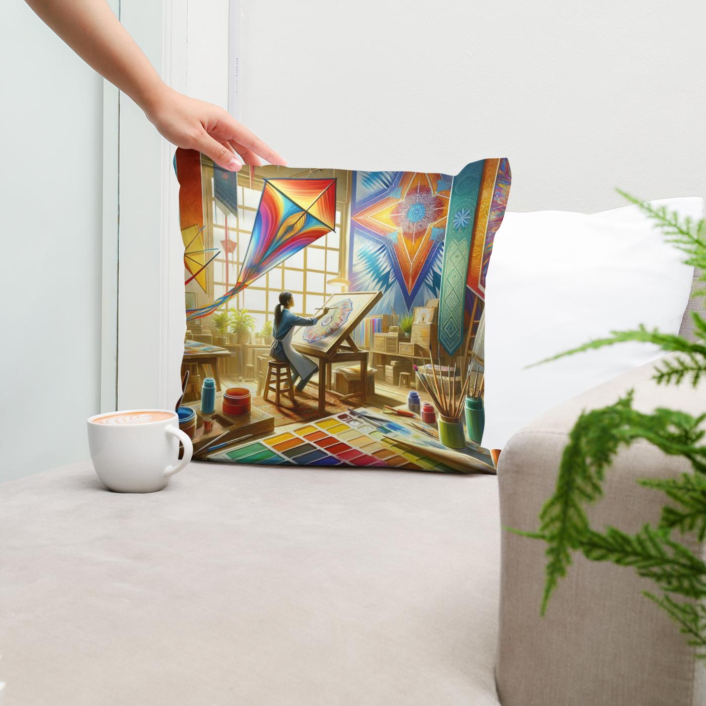 Artisan's Flight Cotton Cushion