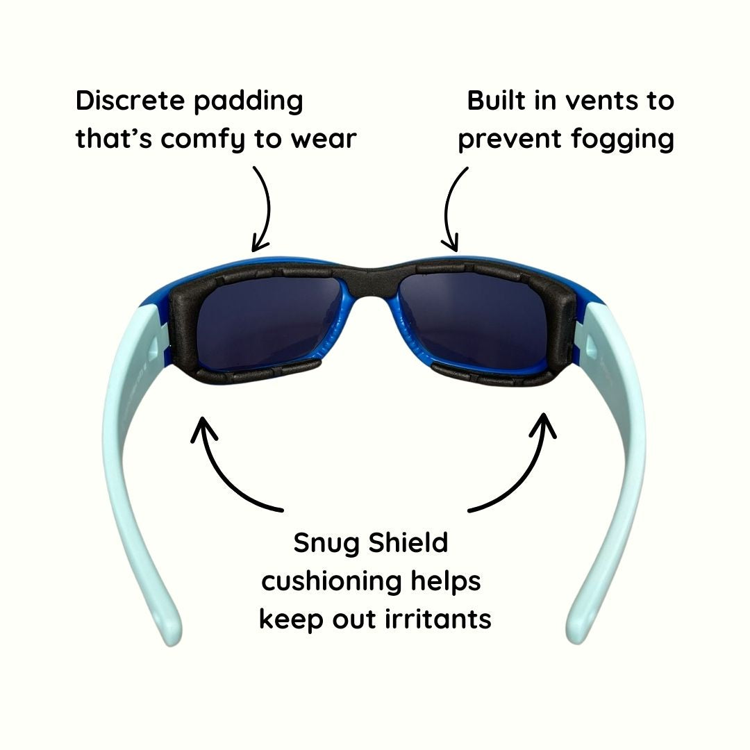 Ocean Blue Kids Sunglasses | Signature Lens | Snug Fit | 6-12 Years