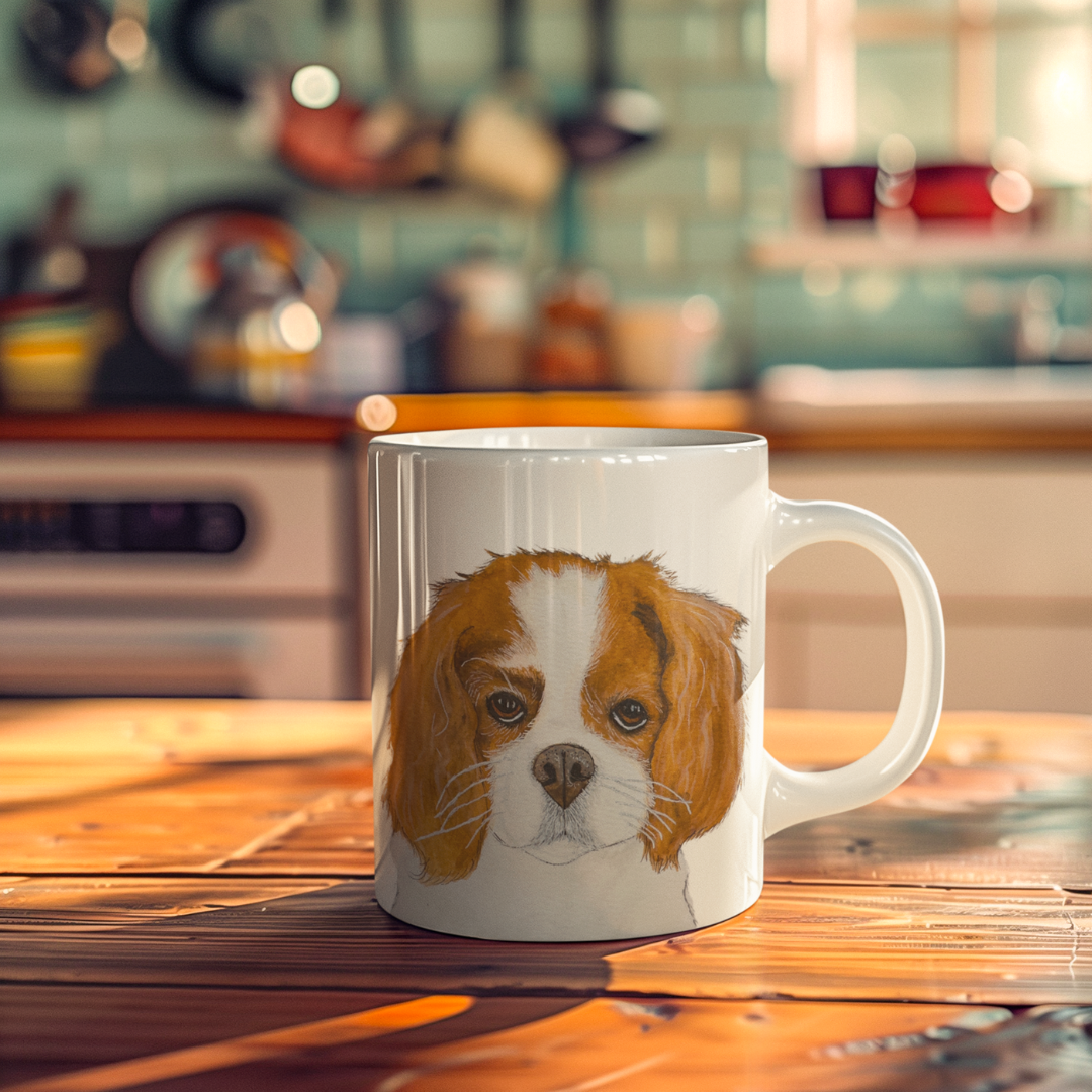Royal Shadow Mug: Cavalier King Charles Spaniel with Attitude
