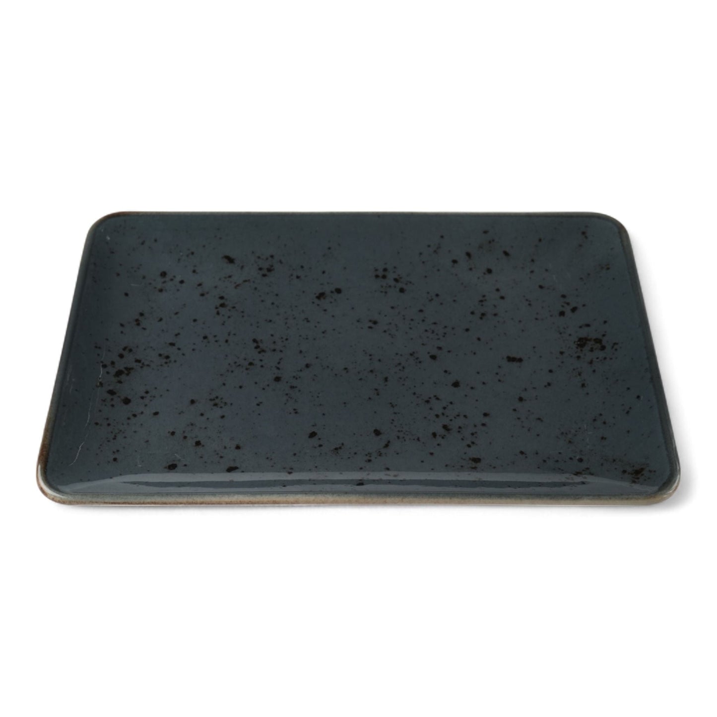 Porcelain Serving Plate – Fairlie, Forest Green – 30x20cm