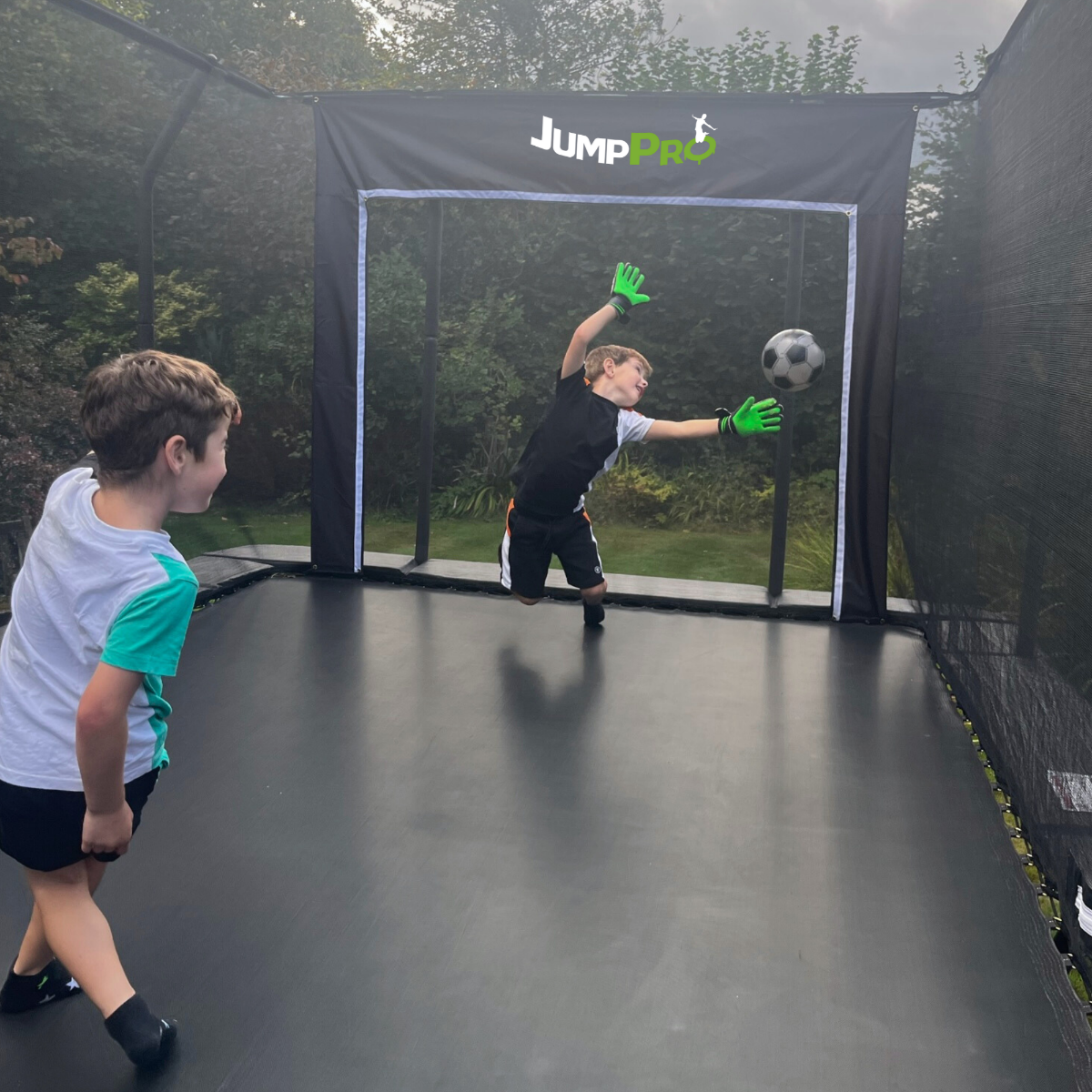 JumpPRO® Trampoline Goal (Small) - The Only Trampoline Football Goal in the World!