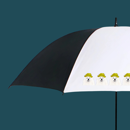 Rain or Shine, I'm Fine – Samoyed Umbrella Vibes