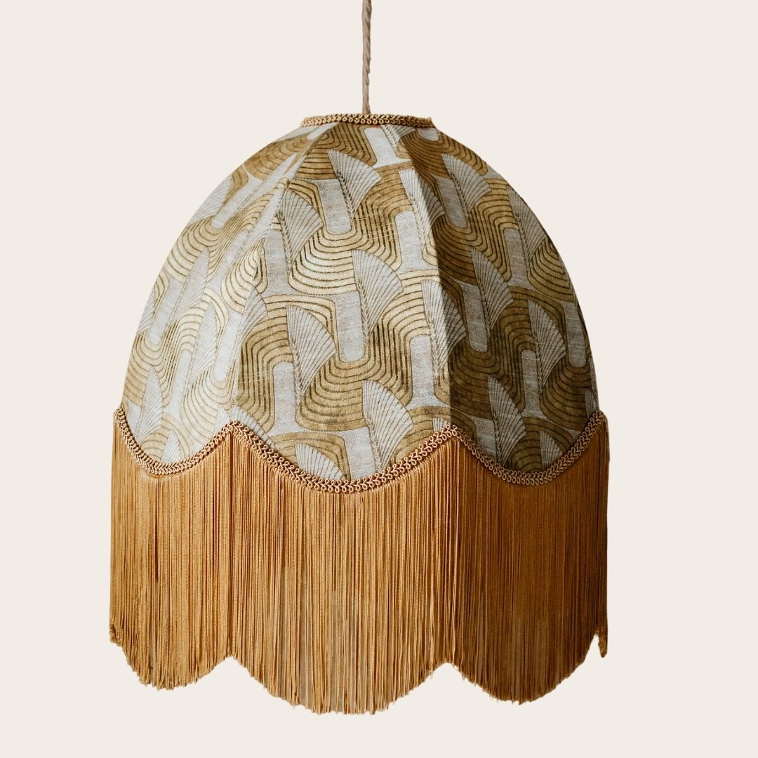 The Brigitte Fringed Lampshade
