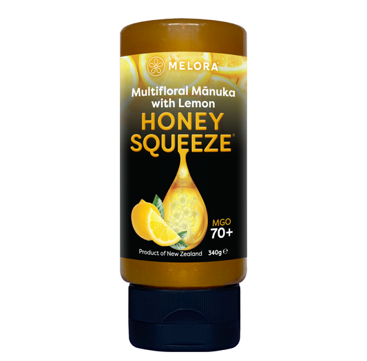 Mānuka Honey Squeeze Bottle 70+MGO Lemon