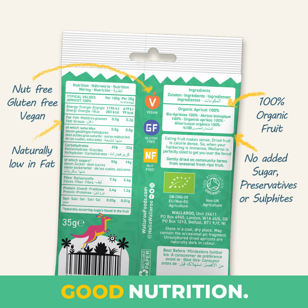 Organic Gently Dried Whole Apricots