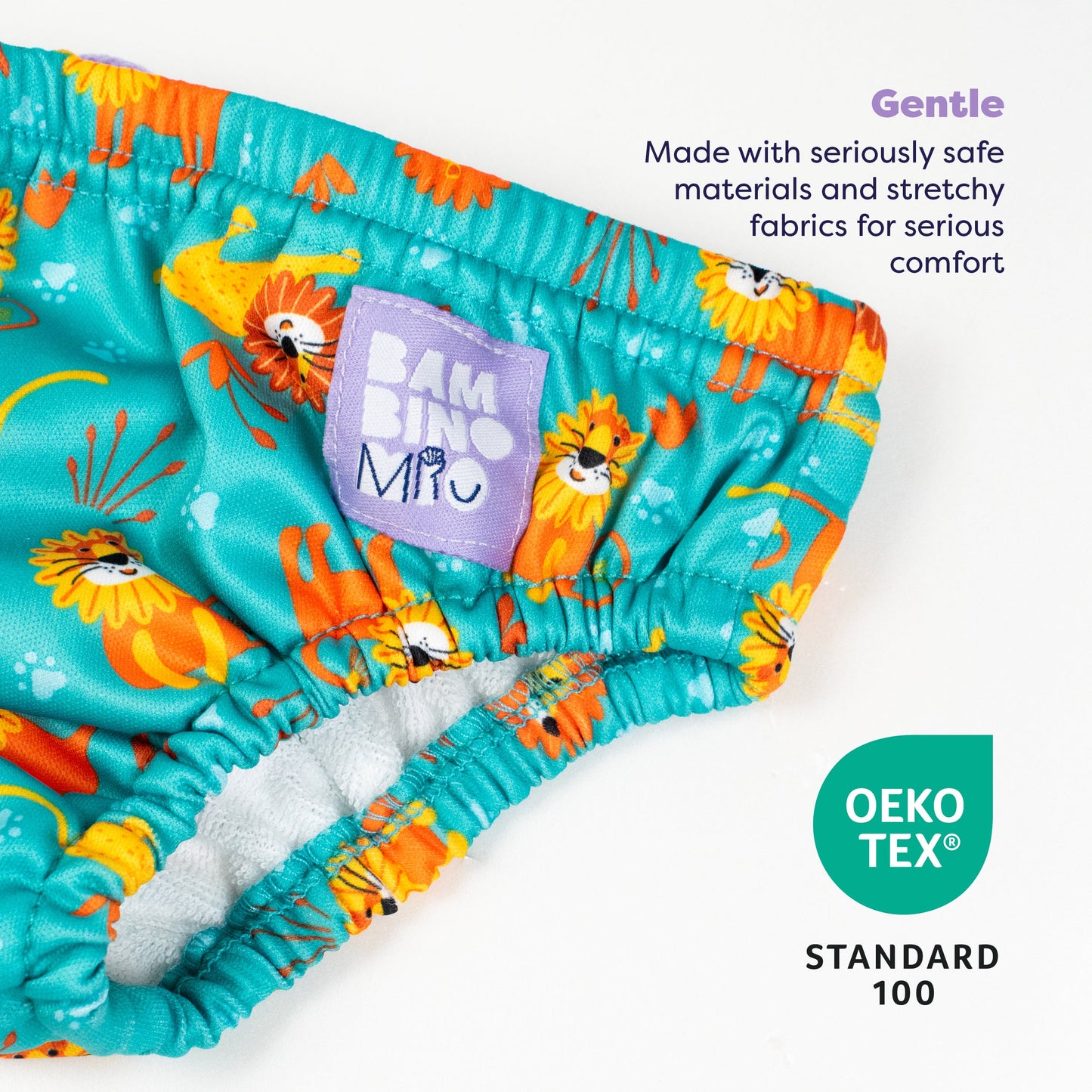 Reusable Swim Nappy in Cool Cats