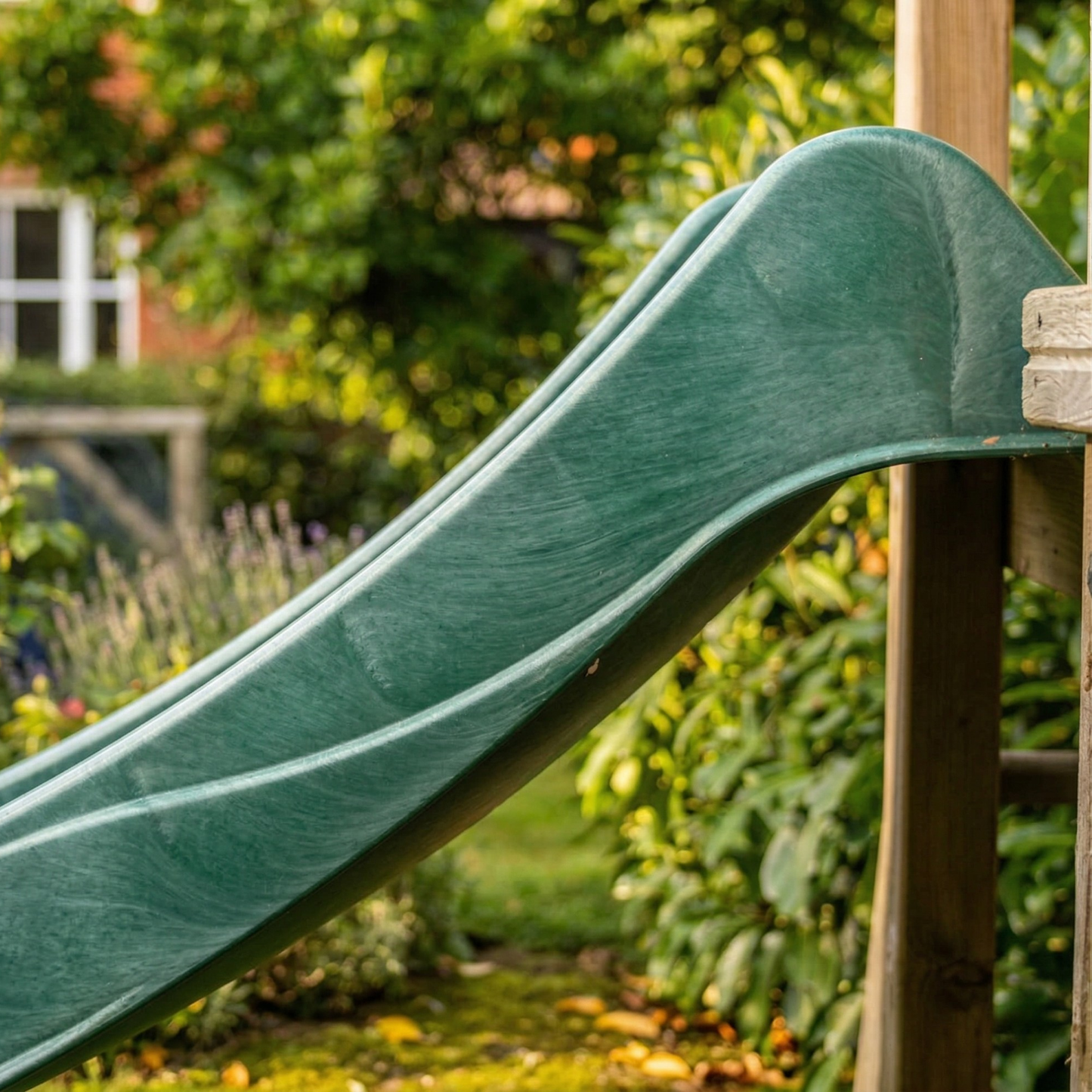 3m Green Children's Water Slide for Climbing Frames