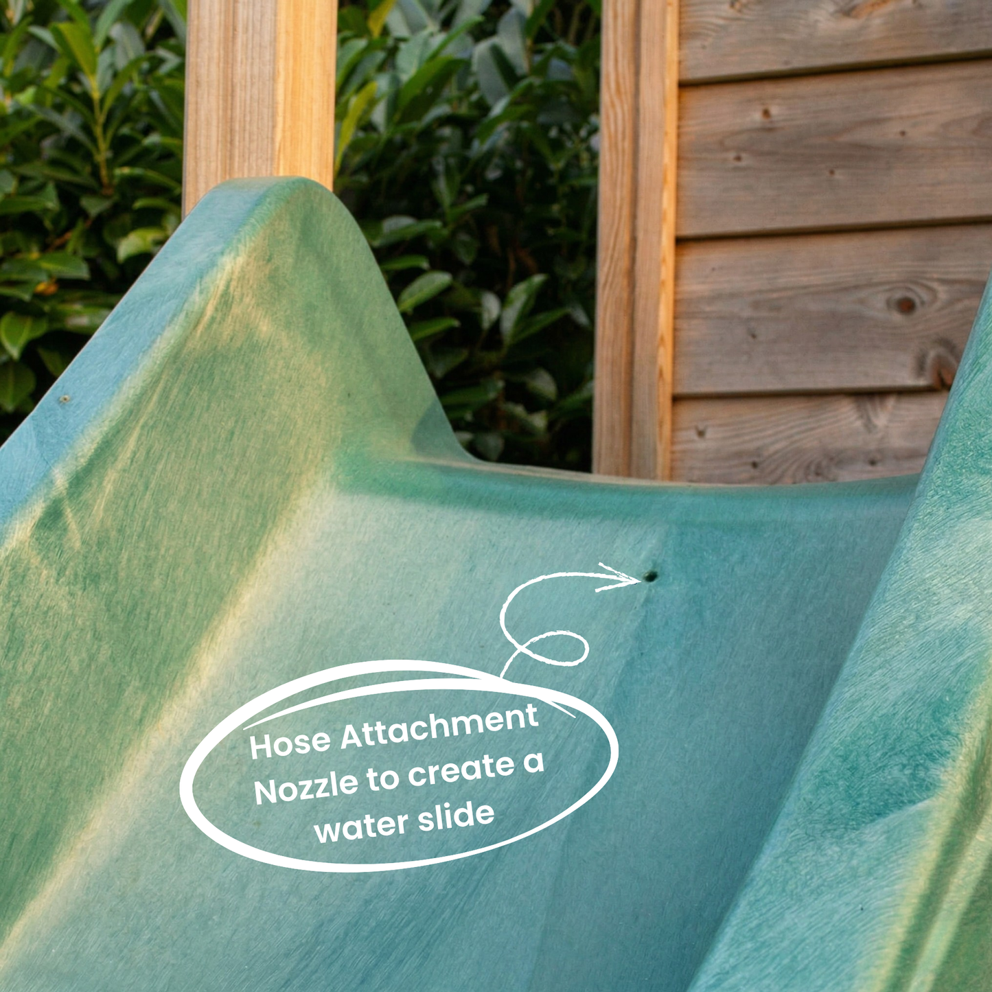 3m Green Children's Water Slide for Climbing Frames